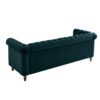 Chesterfield - Velvet Sofa 84.65" For Living Room - Green - Image 6