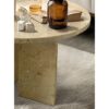 Natural Marble Coffee Table For Living Room, Genuine Marble - Glod Yellow Beige - Image 6
