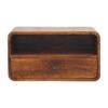 Avora - Wall Mounted Nightstand - Brown - Image 13