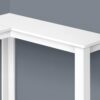Corner Accent Console Table For Entryway, Convenient Design - White - Image 6