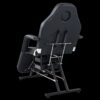 72.8" Massage Salon Tattoo Chair With Two Trays Esthetician Bed With Hydraulic Stool, Multi-Purpose 3-Section Facial Bed Table, Adjustable Beauty Barber Spa Beauty Equipment - Black - Image 9