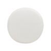 Willow - Round Upholstered Woven Patio Ottoman, Wicker Frame - Wheat Beige / Golden Brown - Image 4