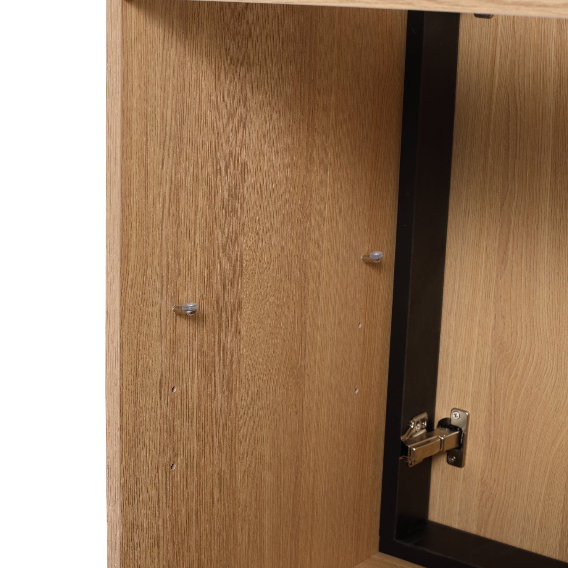 Modern Bathroom Vanity Cabinet With Soft Closing Doors - Oak - Image 14