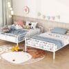 Full Over Full Metal Bunk Bed - White - Image 12