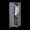 Metal Storage Cabinets, Cleaning Tool Cabinet With Locking Door, Tall Broom Tool Organizer And Storage, Large Storage Cabinet For Kitchen - Gray - Image 21