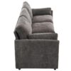 Cozy Upholstered 3 Seater Sofa Oversized Comfy Cloud Sofa Double Cushion 3 Seater Sofa Plush Cushion Sofa Couch For Living Room - Gray - Image 14
