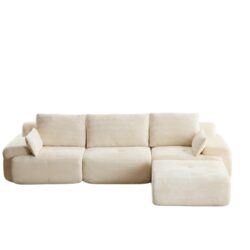 Compressed Sofa, Large Sectional Couches For Living Room - Beige