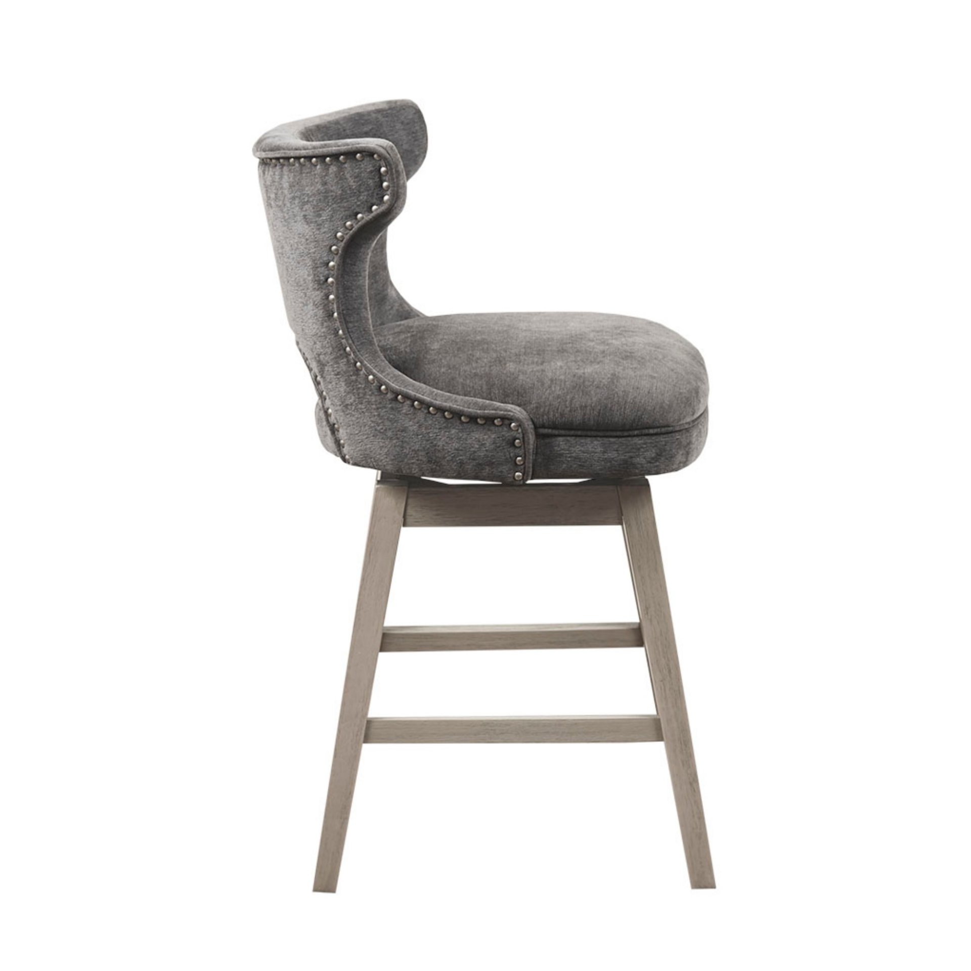 Swivel Counter Stool - Charcoal - Image 6