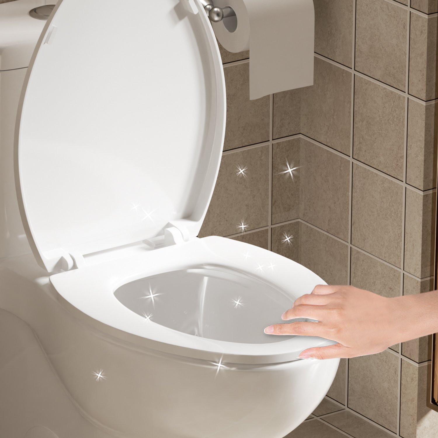 Gloss 1 Piece Toilet With Dual Flush And Rimless Bowl - Gloss White - Image 7