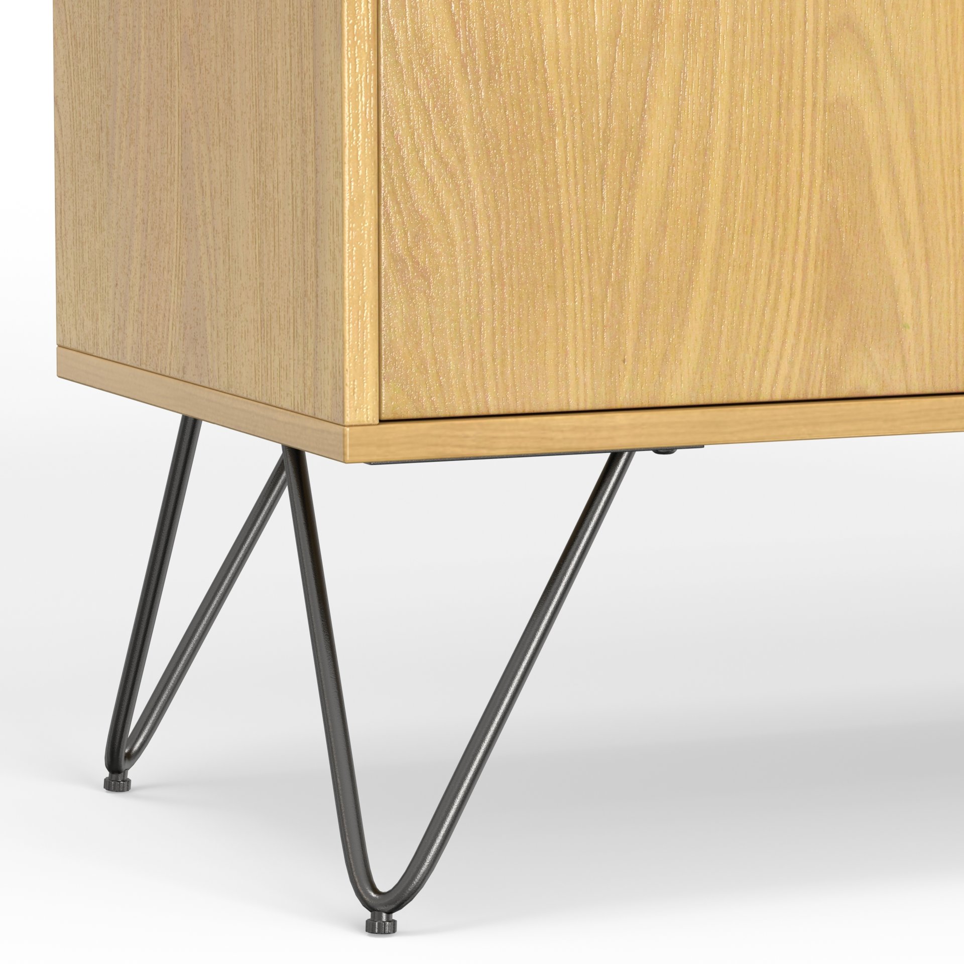 Hunter - TV Media Stand - Oak Veneer - Image 5