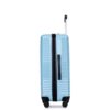 3 Piece Luggage Sets Lightweight Suitcase With Two Hooks, Spinner Wheels, (20/24/28) - Aqua Blue - Image 11