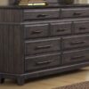 9 Drawer Dresser - Mahogany - Image 4