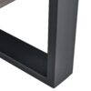 Rustic Wood Grain Coffee Table With Black Metal Legs Elegant Natural Wood Tones - Gray - Image 19