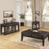 Traditional Cocktail Table With Storage - Mahogany - Image 6