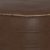 Brody - Round Pouf - Distressed Dark Brown - Image 3
