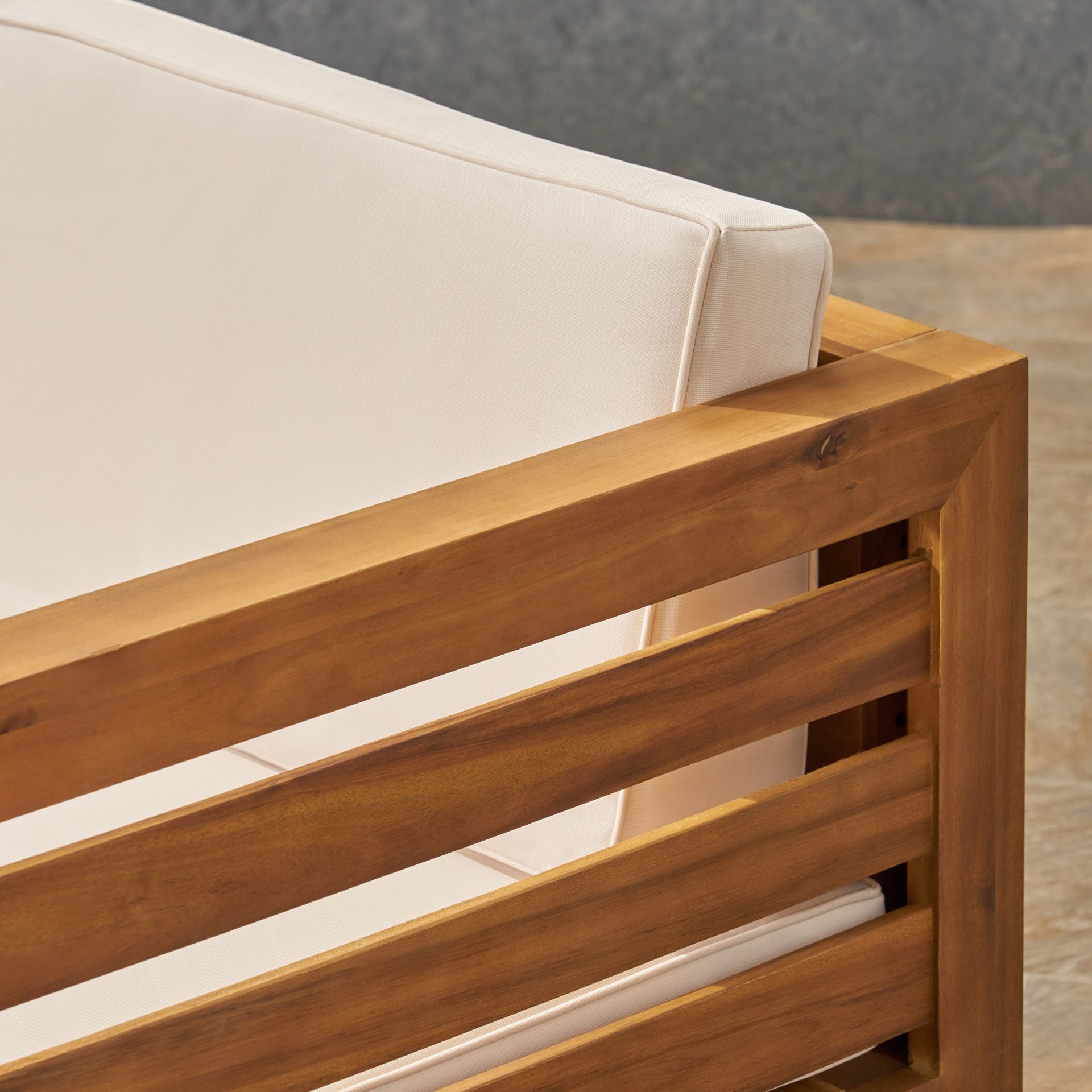 Cambridge - L Shape Sofa Set - Beige - Image 5