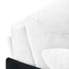 Modern Convertible Sleeper Sofa Bed With Pull Out Queen Design, Side Storage & Thick Cushions Chenille Loveseat For Living Room Or Bedroom 3 In 1 Function - - White - Image 16