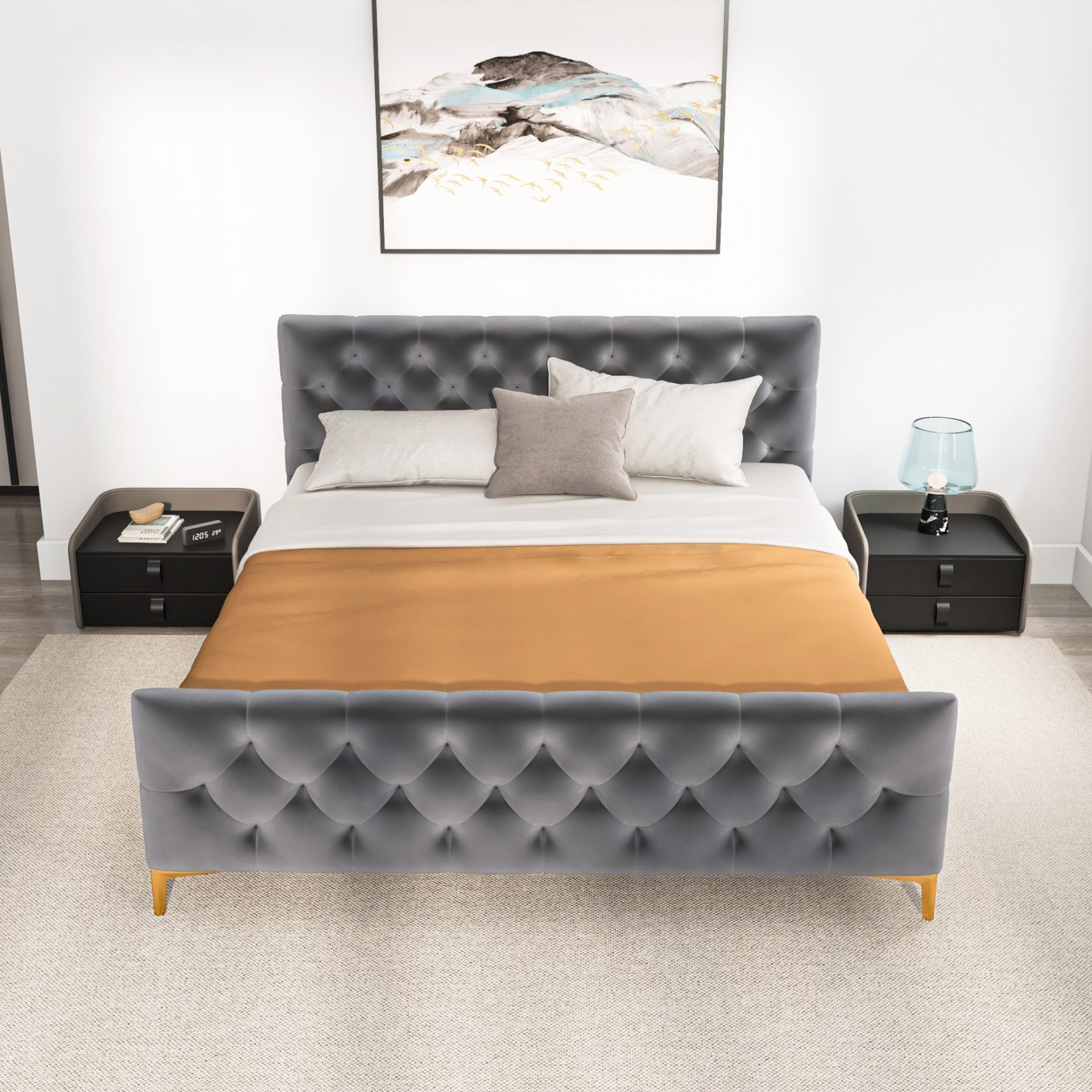 Bailey - King Bed - Dark Gray - Image 13