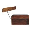 Chunky Floating Bedside Table - Dark Brown - Image 5