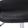 Office Chair, Adjustable Height, Swivel, Ergonomic, Armrests, Modern Design - Black - Image 7