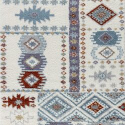 Loft Shag - 5' 3" X 7' Shaggy Area Rug - Ivory
