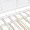 Twin Size House Bed & Trundle, Kids Bed With Shelf - White - Image 5