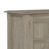 Burlington - Low Storage Cabinet - Distressed Gray - Image 3