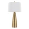 Maya - Contemporary Table Lamp (Set of 2) - Gold / White - Image 2