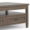 Lev - Lift Top Coffee Table - Smoky Brown - Image 10