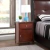 Izzy - Nightstand For Modern Spaces - Cherry - Image 2
