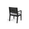 Outdoor Dining Chair (Set of 2) - Dark Gray / Light Gray - Dark Gray - Image 9