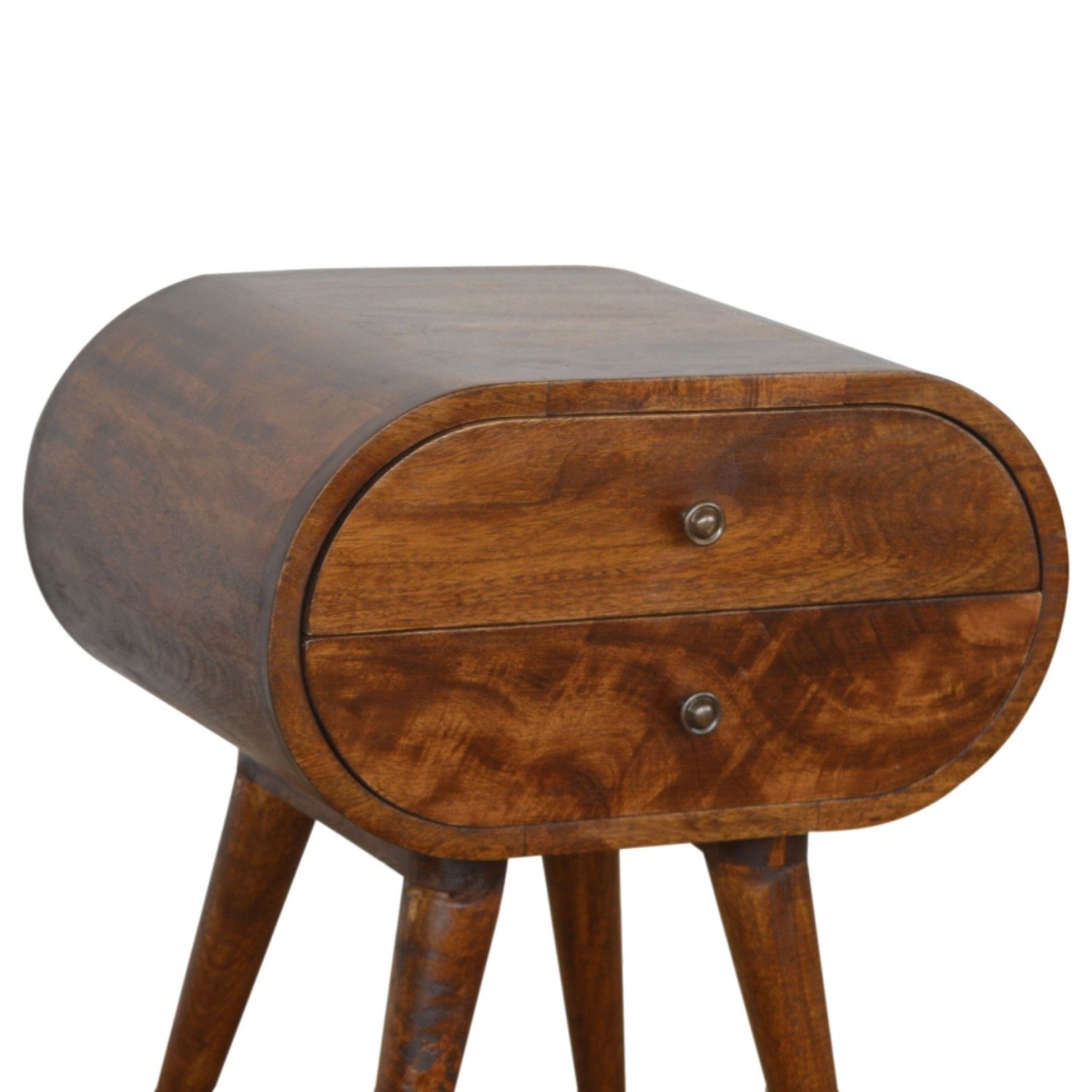 Circular Nightstand - Chestnut - Image 6