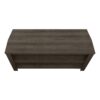 TV Stand, Console, Media Entertainment Center, Storage Shelves, Living Room, Bedroom, Contemporary, Modern - Oak - Image 7