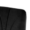 Modern Light Luxury Dining Chair With Gold Metal Legs (Set of 4) - Black - Image 19