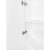 Multifunctional Tipping Bucket Shoe Cabinet With Storage Shelf & 6 Flip Drawers, Large Hall Tree With Tempered Glass Doors, Foyer Cabinet With 4 Hooks For Hallway - White - Image 19