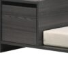 Esme - Wide Modern Comfy Pet Bed With Cushion And Side Storage Compartment - Ash Gray - Image 3