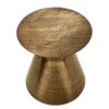 Drum Accent Side Table, Contemporary & Modern - Copper - Image 2