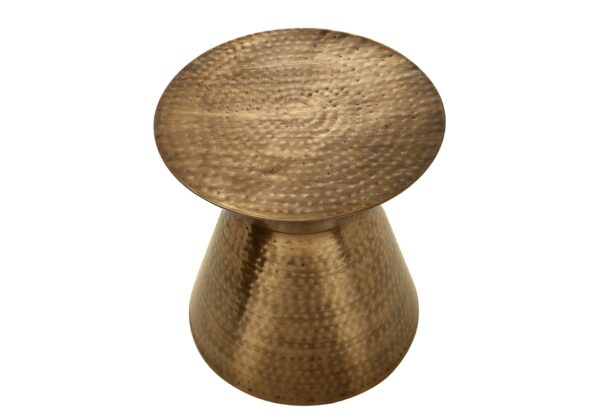Drum Accent Side Table, Contemporary & Modern - Copper