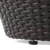 Outdoor Wicker Patio Side Table - Brown Multi - Image 9