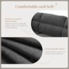 Modern Convertible Sectional Sofa L Shaped Reversible Couch Set With Free Pillows 5 Seat Cloud With Ottoman - Gray - Image 21