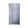 9 Door Lockers With Lock For Storage In Office, School, Gym, And Bedroom - Gray - Image 10