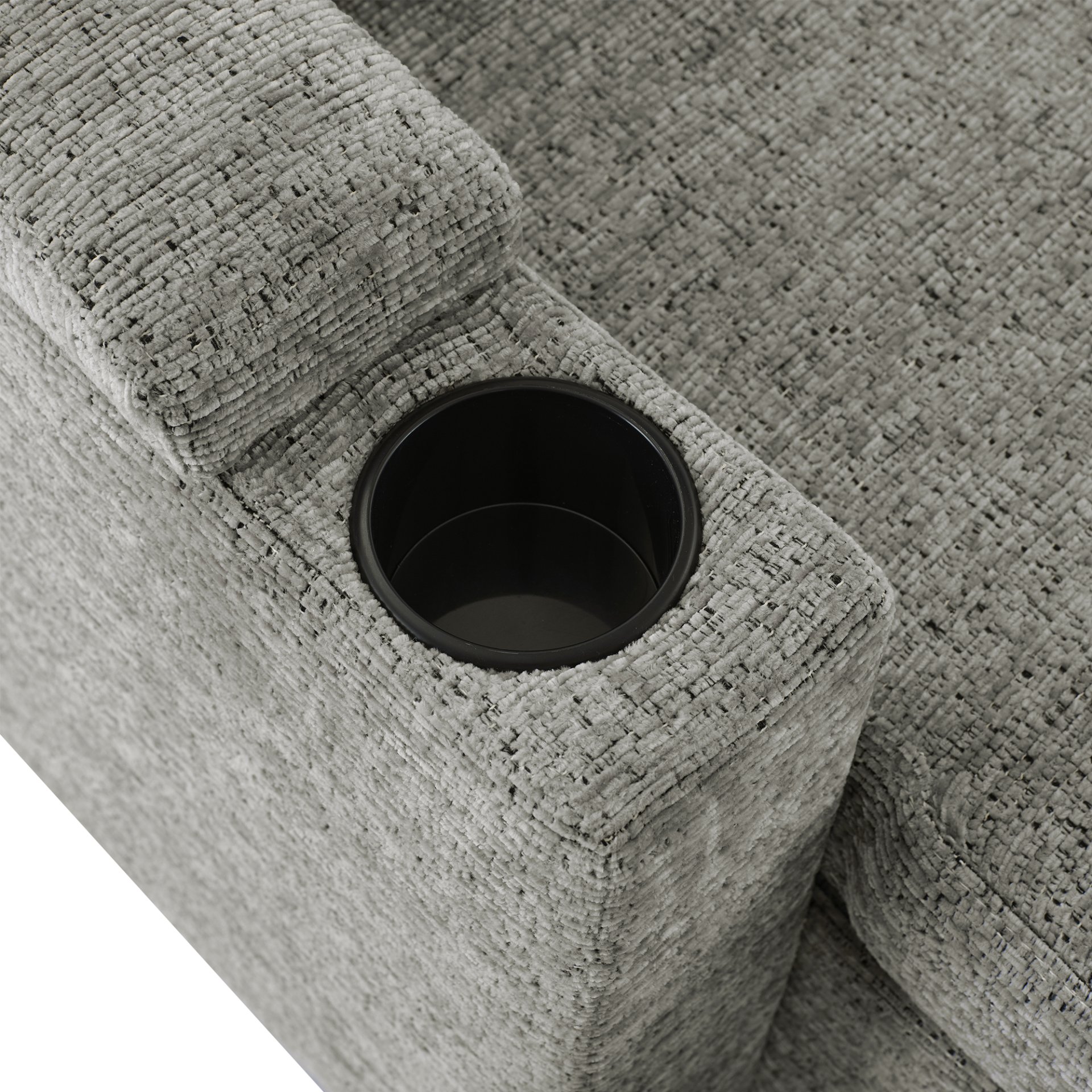 Sectional Sofa Versatile Sofa Bed Sofa Sleeper U - Shaped Sofa With Ample Storage Space, 2 Cup Holders And Charging Ports For Living Room - Light Gray - Image 28