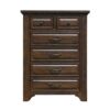 Verna - 6 Drawer Chest - Brown - Image 2