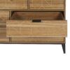Modern 7 Drawer Dresser Cabinet - Walnut - Image 17