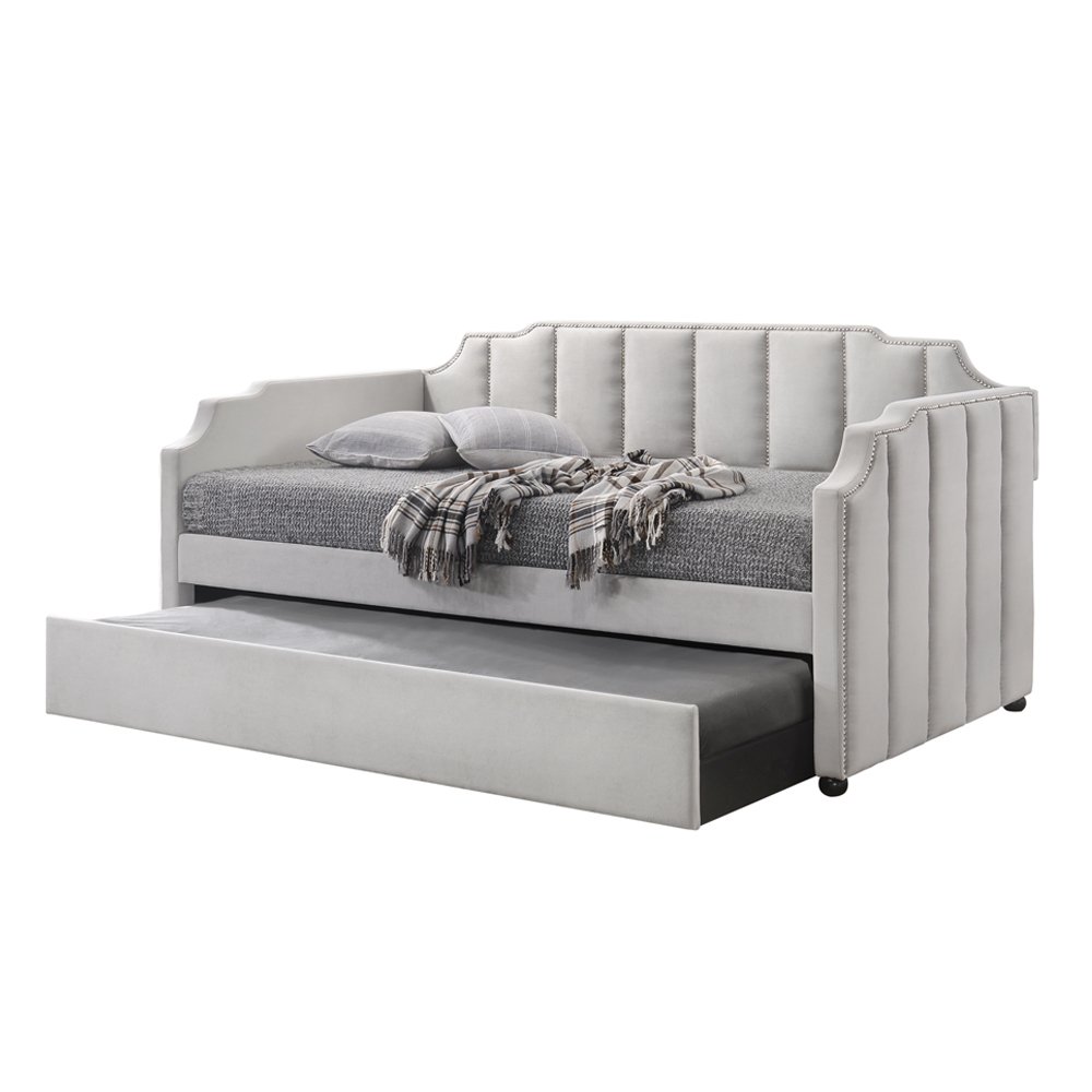 Peridot - Twin Daybed With Trundle - Dove Gray - Image 6