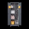Metal Storage Cabinets, Cleaning Tool Cabinet With Locking Door, Tall Broom Tool Organizer And Storage, Large Storage Cabinet For Kitchen - Gray - Image 18