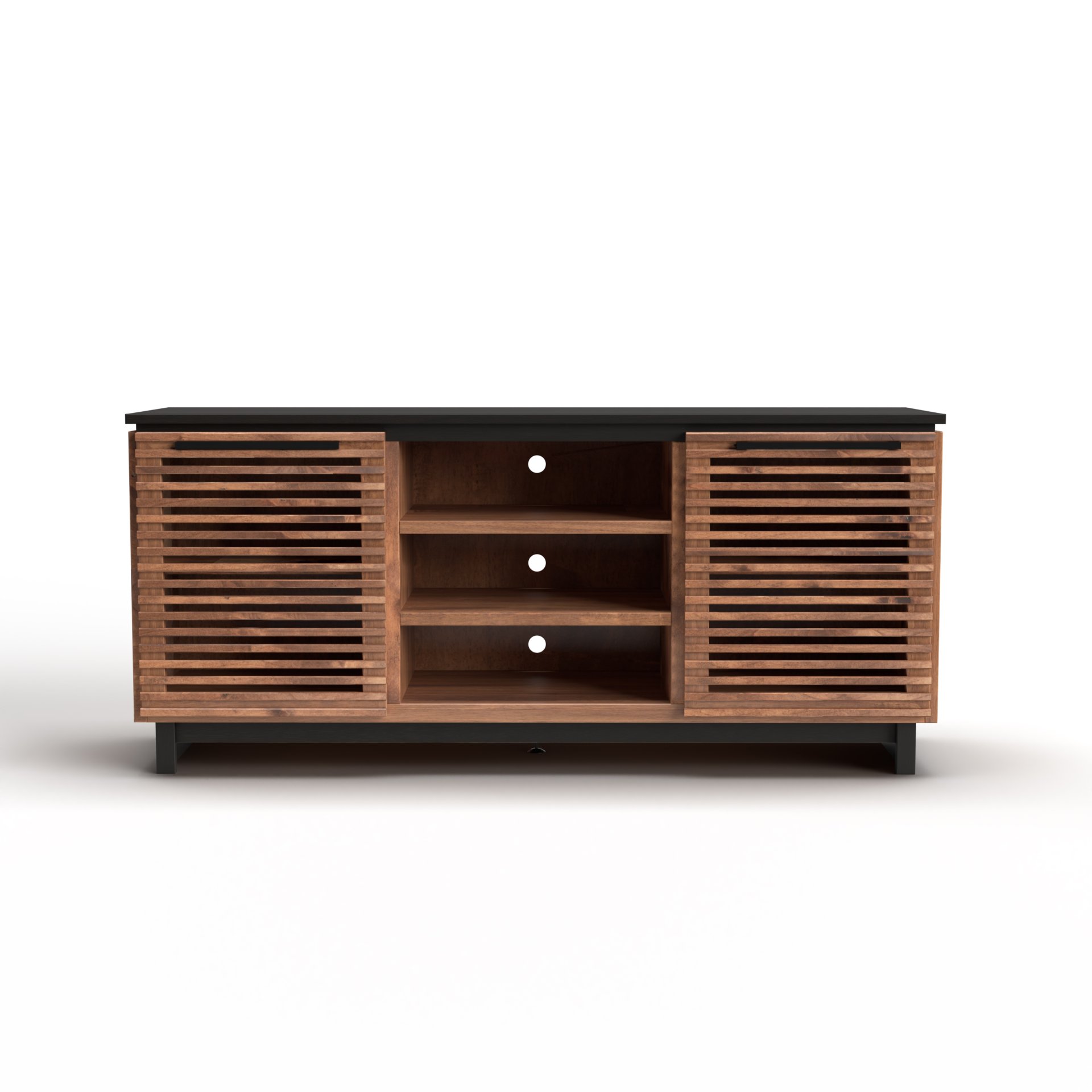 Graceland - TV Stand Console For TVs Up To 70" - Black, Bourbon - Image 7