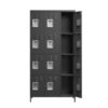 12 Door Lockers With Lock For Secure Storage - Black - Image 12