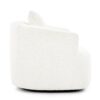 360° Swivel Barrel Sofa Chair With Throw Pillow, Chenille Upholstered Accent Chair - Beige - Image 16