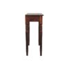 Turned Legs 3 Drawer Console - Brown - Image 8
